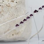 ultrafiolet oryginalna biżuteria kryształowa - bransoletka ze stożkami