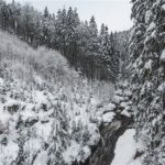 zimowy krajobraz czeskich gór Harrachov