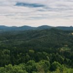 czechy krajobraz na góry izerskie Jablonec nad nisou